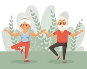 Gentle yoga for aging bodies