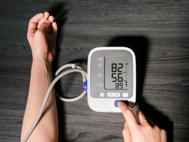 Reduced systemic blood pressure levels
