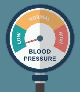 Lower than normal blood pressure