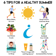 tips for healthy
summer care
hydration
prevent is necessary